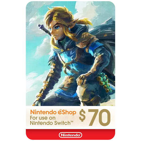 Nintendo eshop on sale card 70